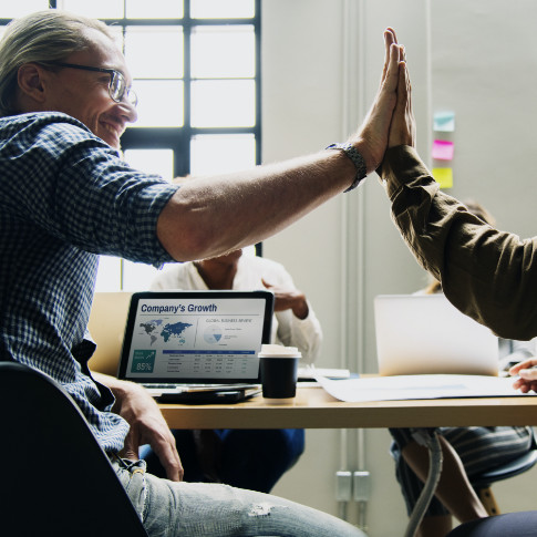hi5 between employees due to companys growth